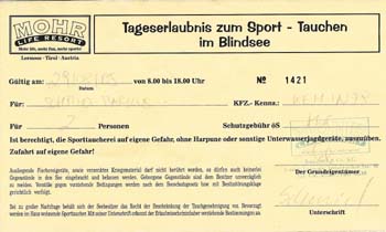 Blindsee_Tauchgehmigung